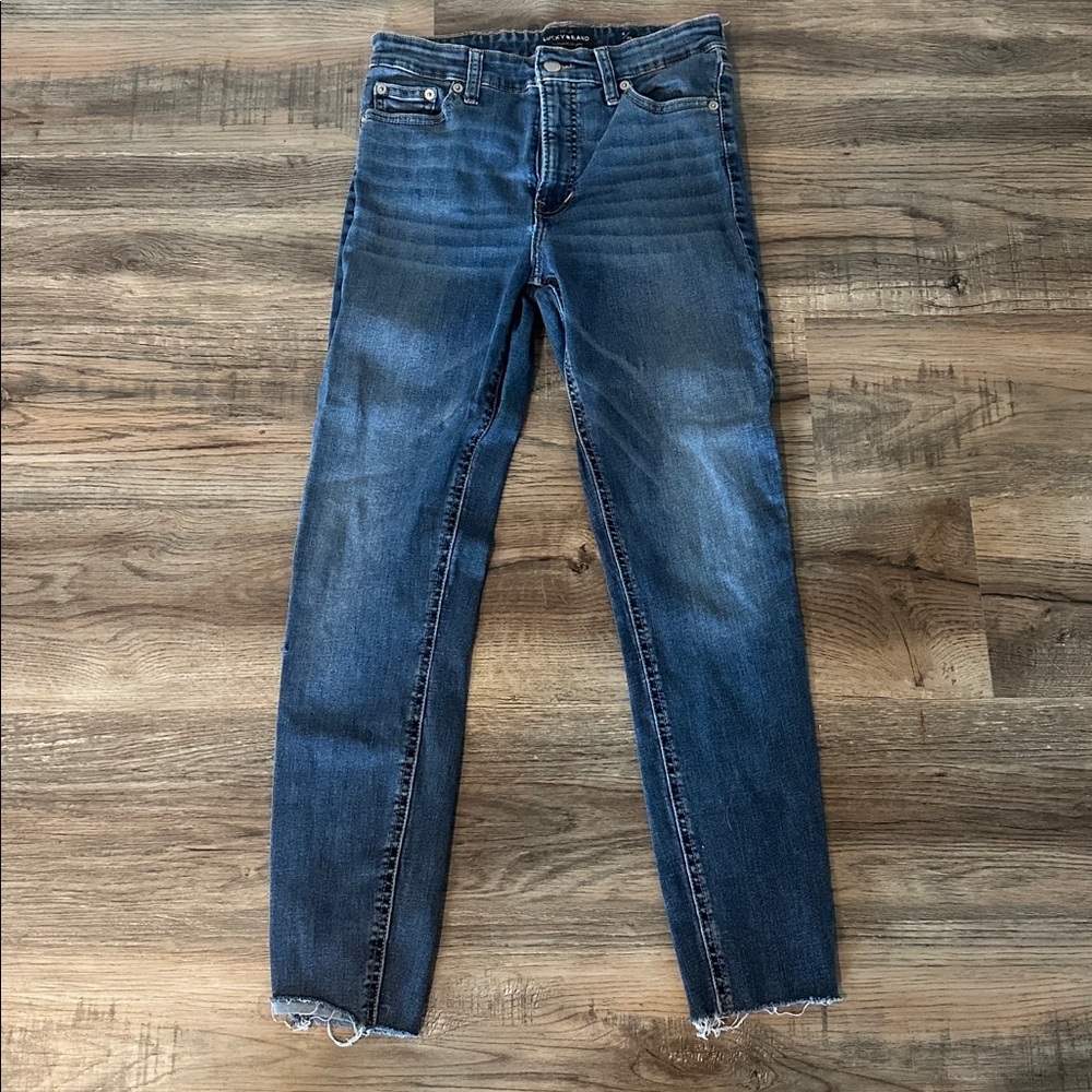 Lucky Brand Light Blue Ankle Jeans
